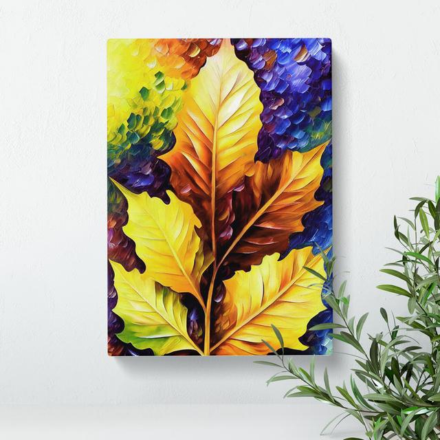 Leaves of Portrait No.2 - Wrapped Canvas Graphic Art ClassicLiving Size: 76cm H x 50cm W x 3cm D on Productcaster.