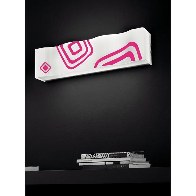 Ola 1 - Light Flush Mount Selene Illuminazione Colour: Fuchsia on Productcaster.