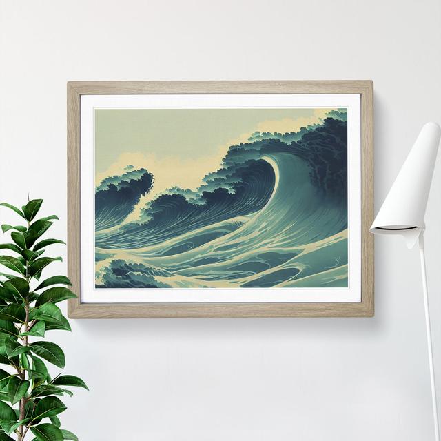 Glowing Japanese Wave House of Hampton on Productcaster.