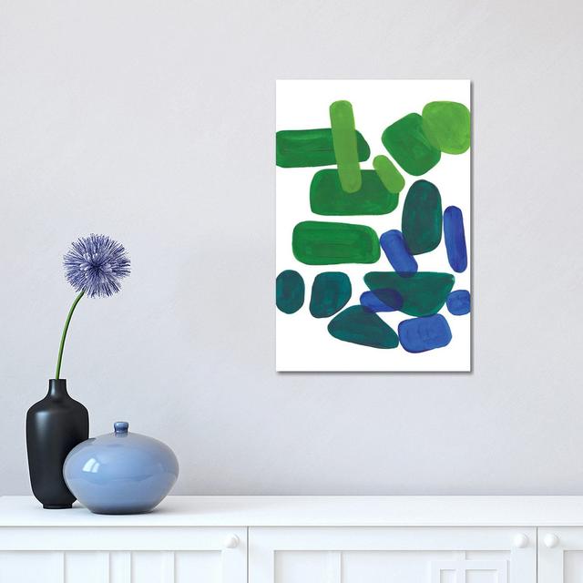 Minimal Pond by EnShape - Wrapped Canvas Art Prints Metro Lane Size: 45.72cm H x 30.48cm W x 1.91cm D on Productcaster.