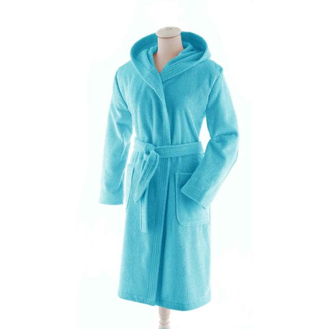 Eichhorn Bathrobe Ebern Designs Size: Medium, Colour: Turquoise on Productcaster.