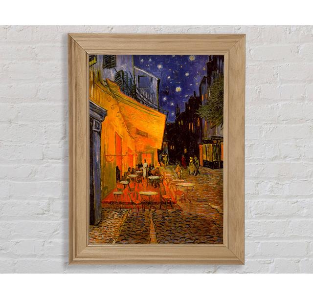 Van Gogh Pavement Cafe - Single Picture Frame Art Prints Bright Star Size: 42cm H x 21cm W x 8cm D on Productcaster.