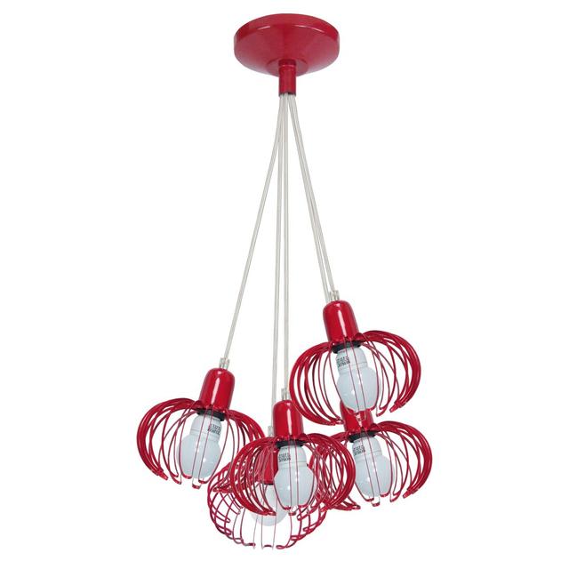 Hana 5 - Light Sphere Pendant Latitude Run Shade Colour: Pink on Productcaster.