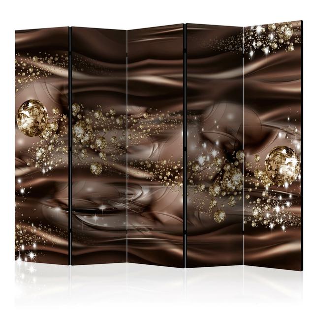 Chocolate River Room Divider East Urban Home Number of Panels: 5 on Productcaster.