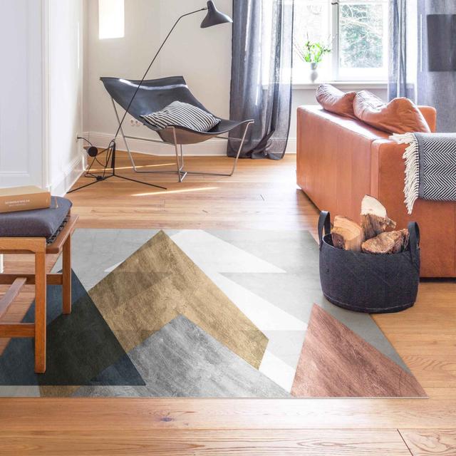 Square Hagensee Abstract Machine Woven Area Rug East Urban Home Rug Size: Square 40cm on Productcaster.