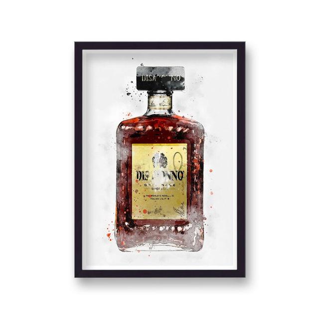 Spirit Graphic Splash Disaronno Inspired by Vouvart - Single Picture Frame Print Mercer41 on Productcaster.