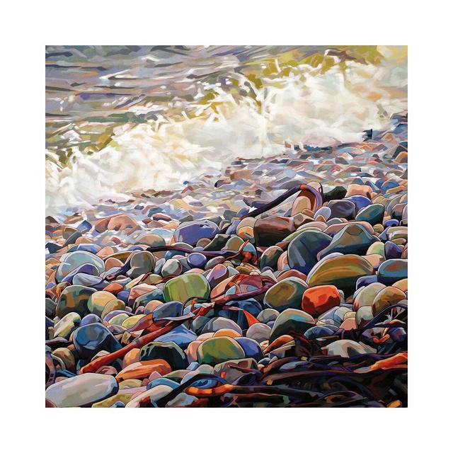 Pebbles At Cregg House of Hampton Size: 66.04cm H x 66.04cm W x 1.91cm D on Productcaster.