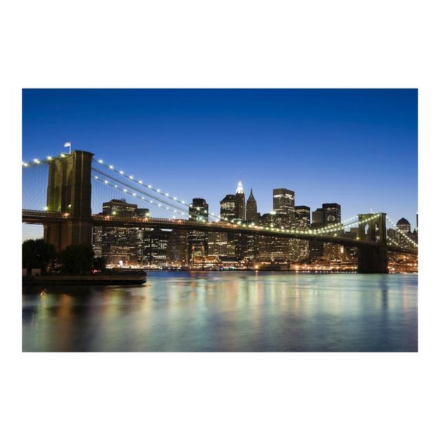 Ferrel Brooklyn Bridge in New York 2.25m x 336cm Wallpaper Roll Latitude Run Size: 3.2m x 480cm on Productcaster.