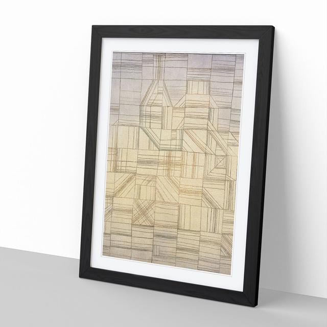 Variations by Paul Klee - Picture Frame Painting East Urban Home Frame Option: Black Framed, Size: 36cm H x 27cm W x 2cm D on Productcaster.