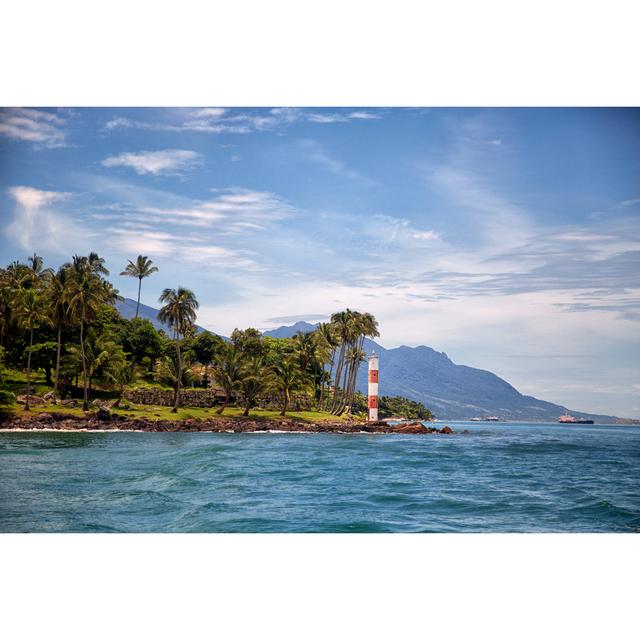 Ilhabela Coast Lighthouse - Wrapped Canvas Print Breakwater Bay Size: 61cm H x 91cm W x 3.8cm D on Productcaster.