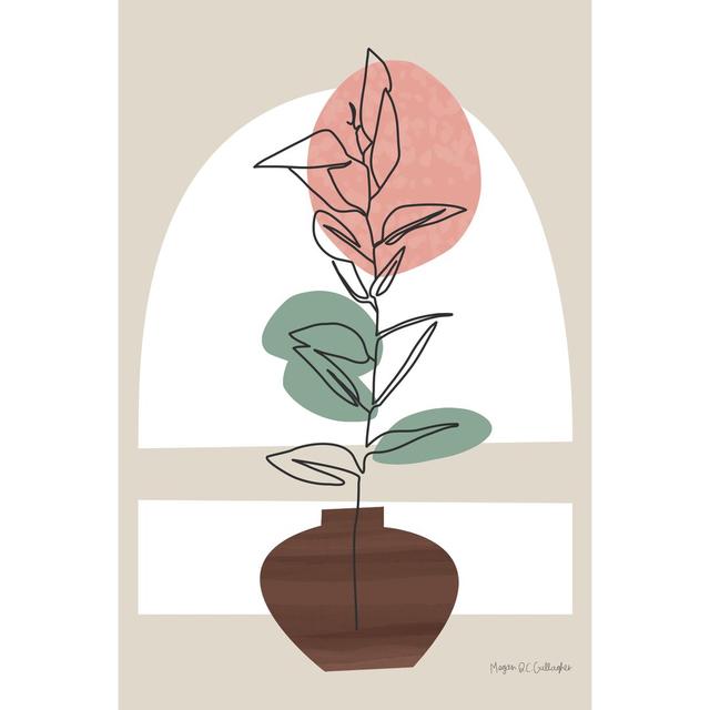 Potted Beauty II by Megan Gallagher - Wrapped Canvas Graphic Art Corrigan Studio Size: 76cm H x 51cm W on Productcaster.