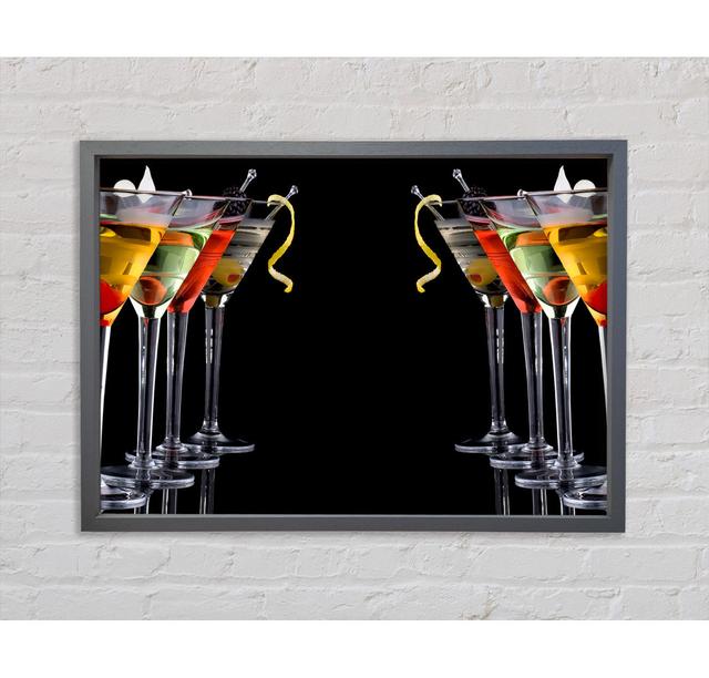 Cocktails Drinks - Single Picture Frame Art Prints on Canvas Ebern Designs Size: 59.7cm H x 84.1cm W on Productcaster.