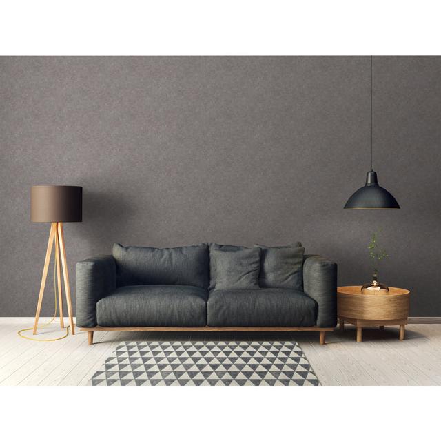 Leman 10.05m x 53cm Matte Wallpaper Roll Latitude Run Colour: Grey/Violet on Productcaster.