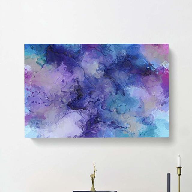 Midnight Joy in Abstract - Wrapped Canvas Graphic Art Print East Urban Home Size: 40cm H x 60cm W x 3cm D on Productcaster.