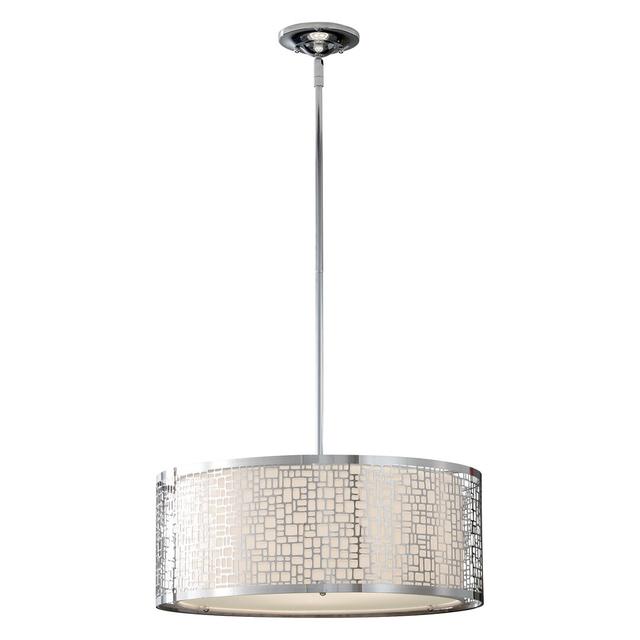 Celadon 3-Light Drum Pendant Canora Grey on Productcaster.