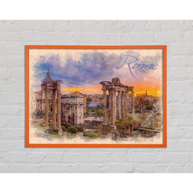 Gunyidi The Roman Forum - Print Ophelia & Co. Size: 59.7cm H x 84.1cm W x 2cm D on Productcaster.