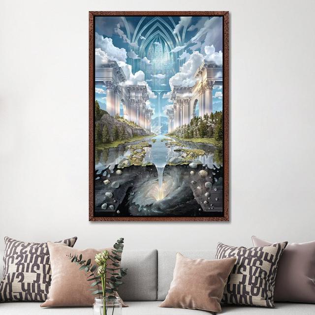 Genesis II by John Stephens - Gallery-Wrapped Canvas Giclée on Canvas Lark Manor Format: Classic Wood Framed, Size: 152.4cm H x 101.6cm W x 3.81cm D on Productcaster.