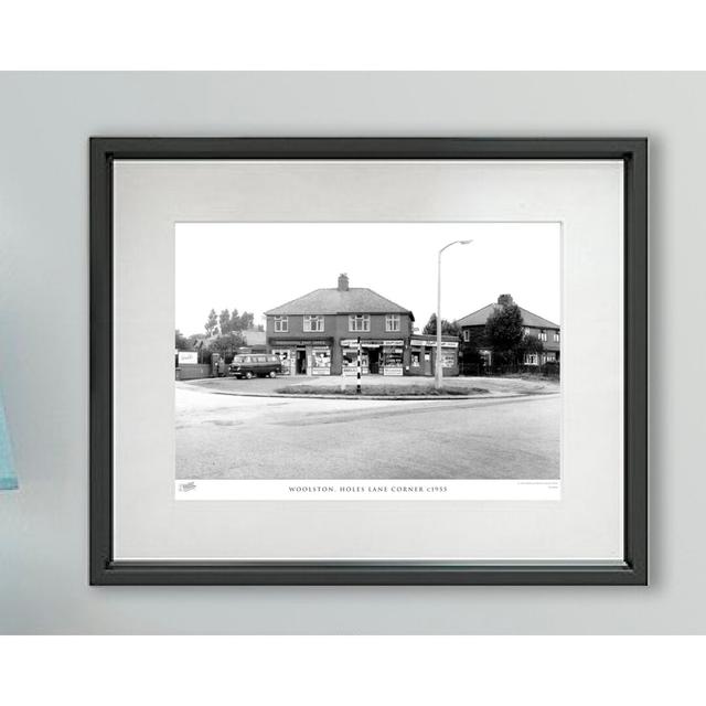 Woolston, Holes Lane Corner C1955 - Single Picture Frame Print The Francis Frith Collection Size: 45cm H x 60cm W x 2.3cm D on Productcaster.