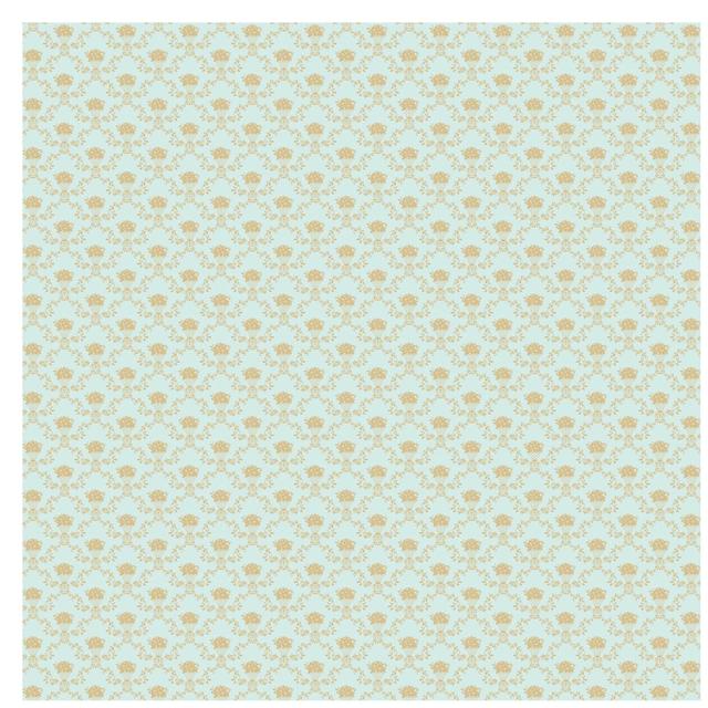 Flower Basket Semi-Gloss Wallpaper Roll East Urban Home Size: 1.92m x 192cm, Colour: Turquoise and beige, Material quality: Premium (150g/m²) on Productcaster.