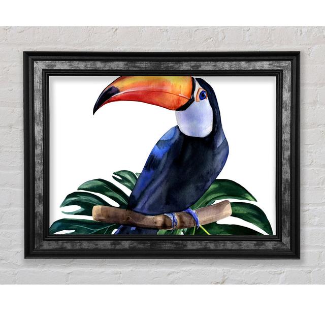 Palm Leaf Toucan - Print 17 Stories Size: 100cm H x 141.4cm W x 8cm D on Productcaster.