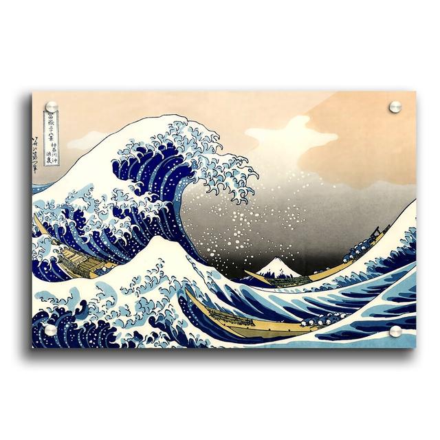 A Big Wave off Kanagawa by Katsushika Hokusai - Unframed Graphic Art Print on Paper East Urban Home Size: 59.4cm H x 84.1cm W on Productcaster.