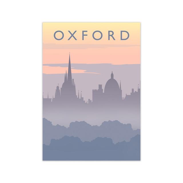 Oxford Skyline by Richard O'Neill - Print 17 Stories Size: 59.4 cm H x 42 cm W on Productcaster.