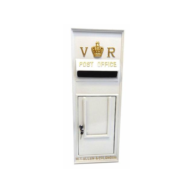 Carrickfergus Locking Wall Mounted Letter Box ClassicLiving Colour: White on Productcaster.