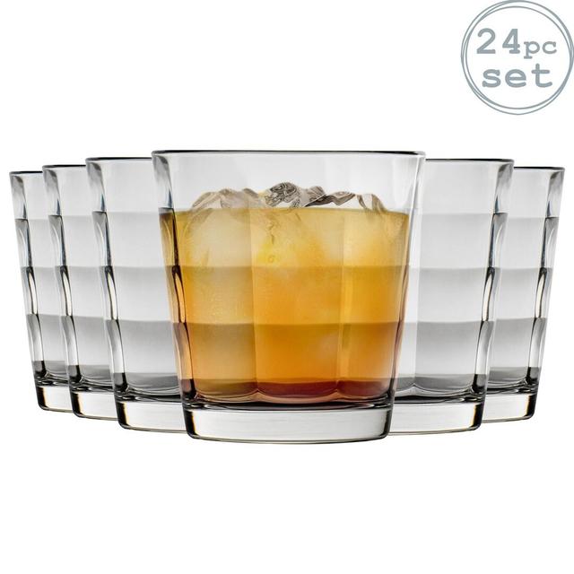 Cube Whisky Glasses - 240ml Bormioli Rocco Set Size: 24 on Productcaster.