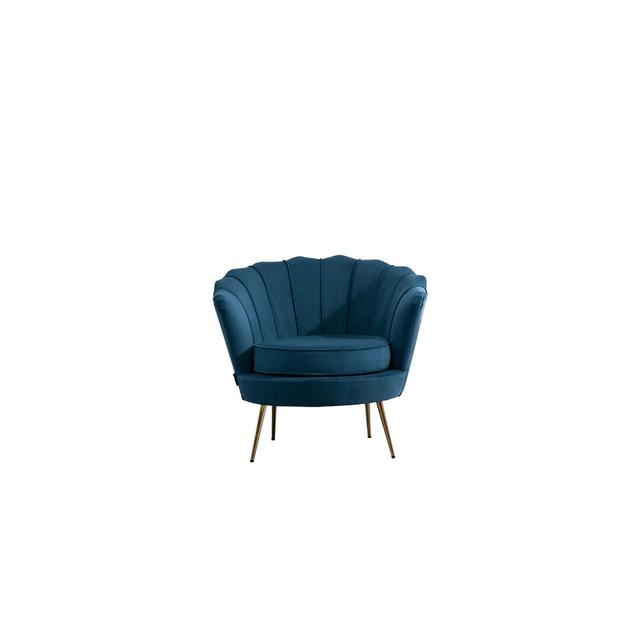 Corona Tub Chair Etta Avenue Upholstery Colour: Blue on Productcaster.