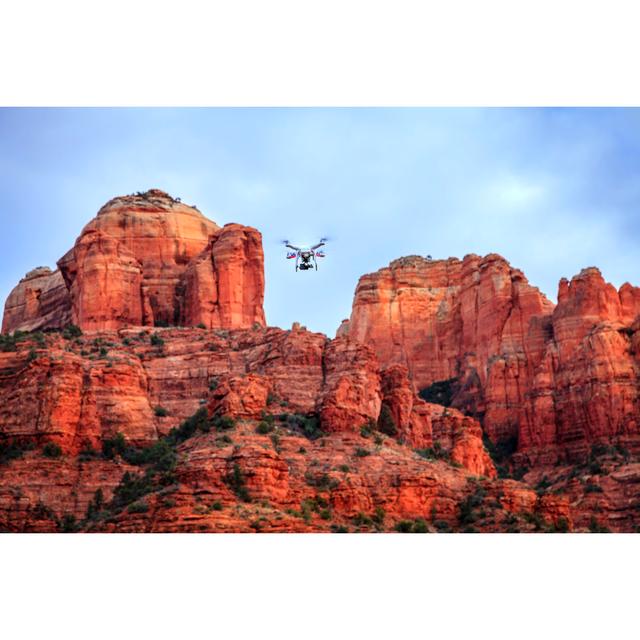 Lazenby Cathedral Rock - Wrapped Canvas Print Natur Pur Size: 20cm H x 30cm W x 3.8cm D on Productcaster.