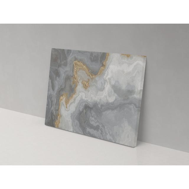 Grey Marble - Wrapped Canvas Painting Metro Lane on Productcaster.