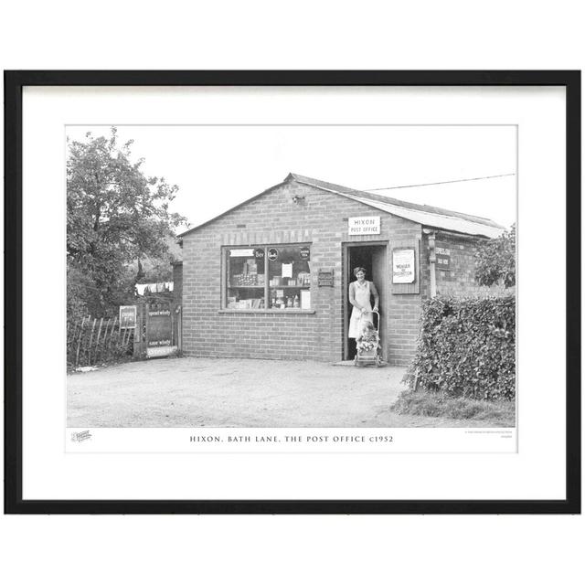 'Hixon, Bath Lane, the Post Office C1952' - Picture Frame Photograph Print on Paper The Francis Frith Collection Size: 60cm H x 80cm W x 2.3cm D on Productcaster.