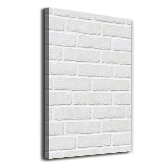 Brick Wall - Wrapped Canvas Art Prints Ebern Designs on Productcaster.