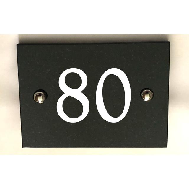 Brumby 10cm H Stone House Number Dakota Fields Number: 80 on Productcaster.