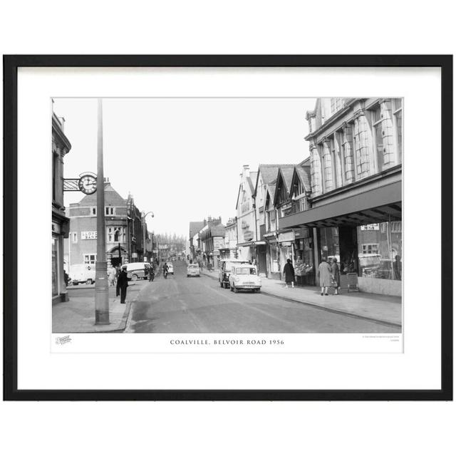 Coalville, Belvoir Road 1956 - Single Picture Frame Print The Francis Frith Collection Size: 31.5cm H x 38.8cm W x 2.3cm D on Productcaster.