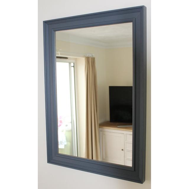 Topeka Wood Framed Wall Mounted Accent Mirror ClassicLiving Size: 61cm H x 41cm W on Productcaster.