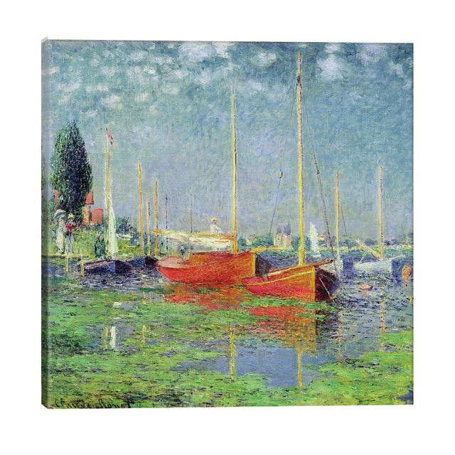 Argenteuil, C.1872-5 by Claude Monet - Painting on Canvas ClassicLiving Format: Wrapped Canvas, Size: 93.98cm H x 93.98cm W x 1.91cm D on Productcaster.