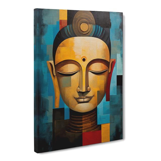 Buddha Cubism No.2 - Print Latitude Vive Size: 60cm H x 40cm W x 3cm D on Productcaster.