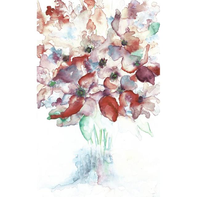 Bouquet - Wrapped Canvas Painting Print Rosalind Wheeler Size: 76cm H x 51cm W x 3.8cm D on Productcaster.