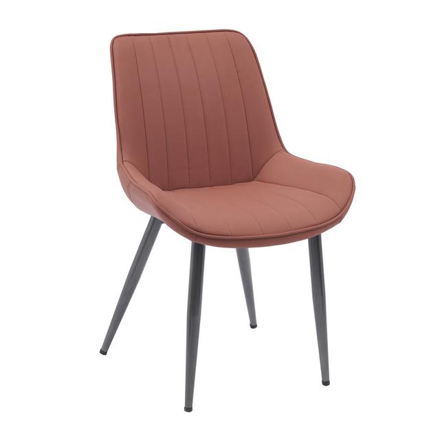 Tan Retro Bucket Style Dining Chair (Set of 2) George Oliver on Productcaster.