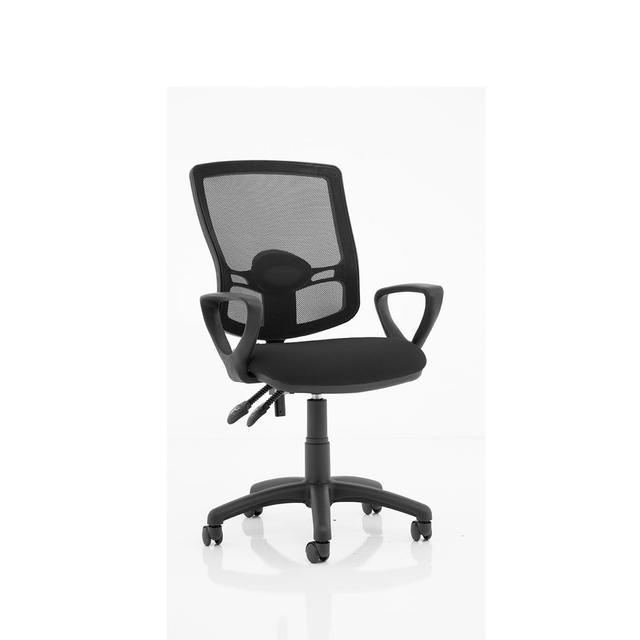 Bürodrehstuhl Eclipse Dynamic Office Seating Polsterfarbe: schwarz on Productcaster.