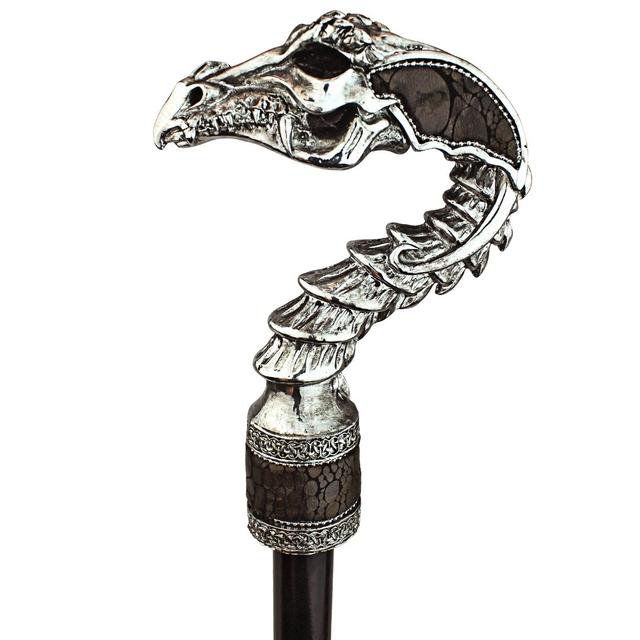 Dragonsthorne Drakkar Dragon Decorative Walking Stick Design Toscano on Productcaster.