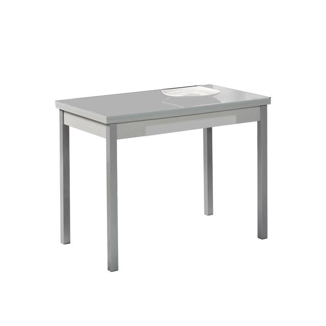 Creager Rectangular Dining Table Rosalind Wheeler Size: 150L X 60D, Table Top Colour: Grey on Productcaster.