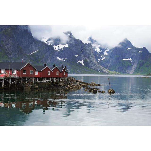 A Beautiful View Of The Old Haven Of Hamnoy by LucynaKoch - Print Alpen Home Size: 51cm H x 76cm W on Productcaster.