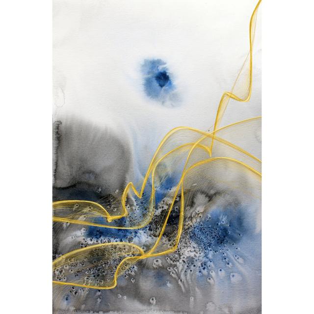 Coastal Watercolour Abstract VIII by Irena Orlov - Wrapped Canvas Painting Canora Grey Size: 30cm H x 20cm W x 3.8cm D on Productcaster.