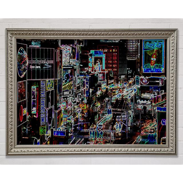 Rush Hour Psychedelic Framed Print Bright Star Size: 42cm H x 59.7cm W on Productcaster.