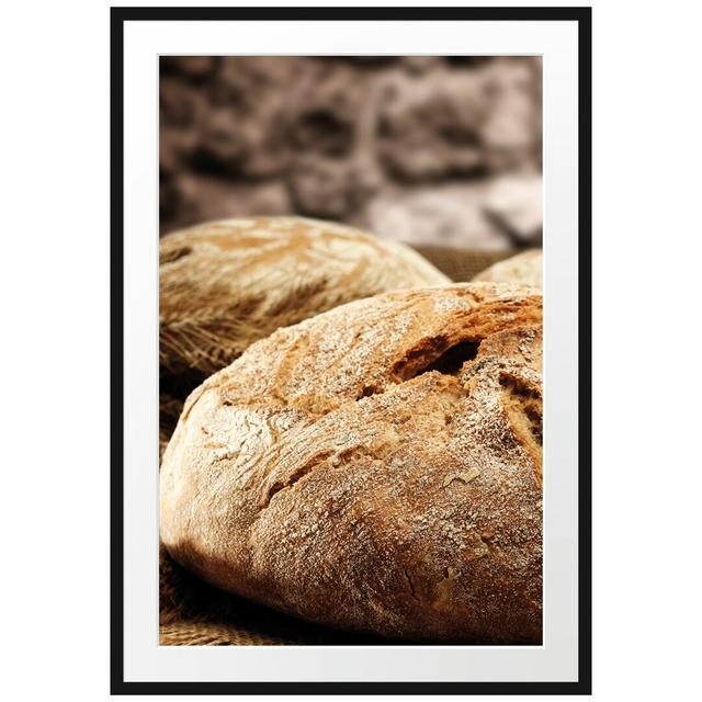 Gerahmtes Poster Frisch gebackenes Brot East Urban Home Größe: 100 cm H x 70 cm B on Productcaster.