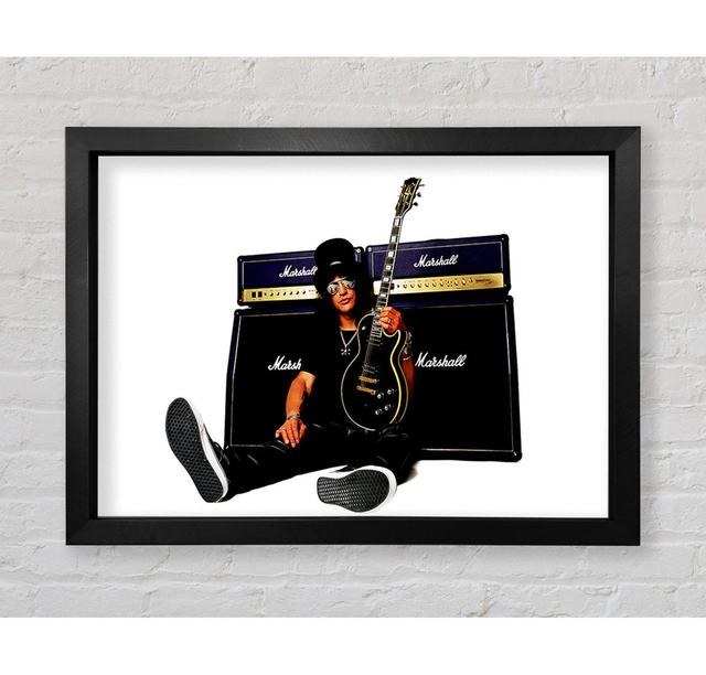 Slash Marshall Amps - Single Picture Frame Art Prints Bright Star Size: 59.7cm H x 84.1cm W x 3.4cm D on Productcaster.