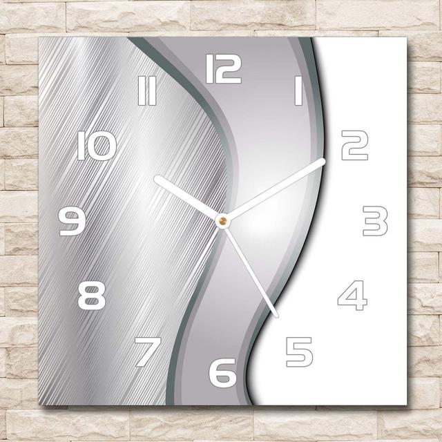 Modern 30cm Silent Wall Clock Coloray Colour: White on Productcaster.