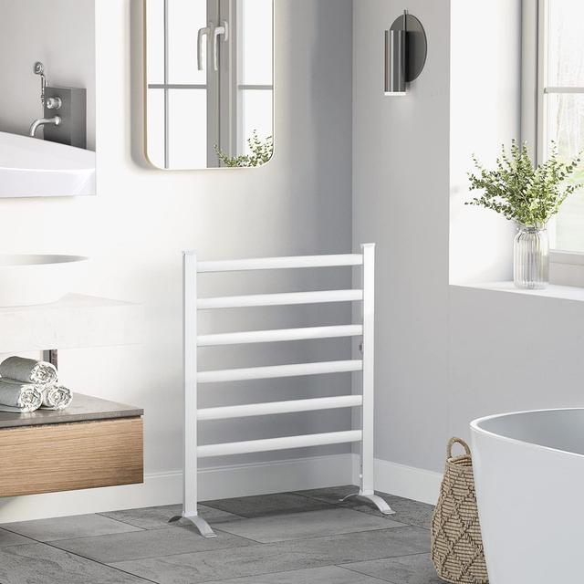 Dwyer Straight Towel Rail Heated Towel Rails Belfry Heating on Productcaster.